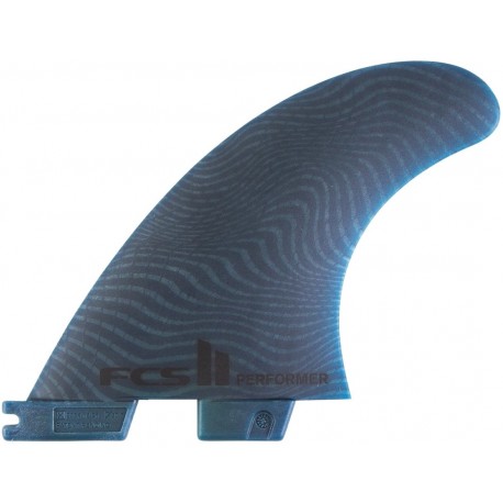 Ailerons FCSII Performer Neo Glass Medium Pacific Tri Fins