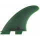 Ailerons FCSII Carver Neo Glass Medium Sage Tri Fins