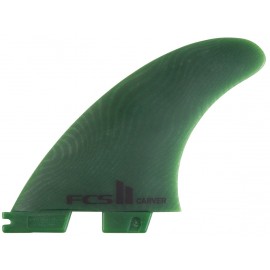 Ailerons FCSII Carver Neo Glass Medium Sage Tri Fins