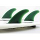 Ailerons FCSII Carver Neo Glass Medium Sage Tri Fins