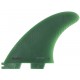 Ailerons FCSII Carver Neo Glass Medium Sage Tri Fins