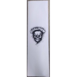 Coalition X Liou Kouma White Logo Skateboard Grip