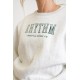 Sweat Femme RHYTHM College Crew Neck Grey