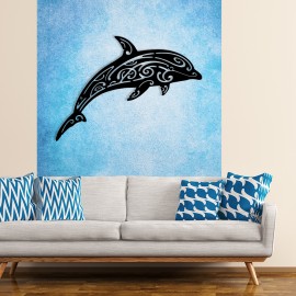 Dolphin Metal Wall Decoration S 40cm