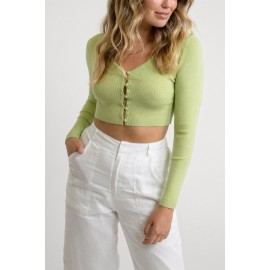 Ashton Apple RHYTHM Crop Top Sweater