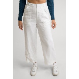 Women's Linen Pants RHYTHM Sofia White