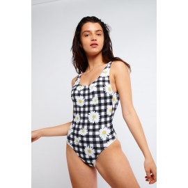 Banana Moon Belair Sundaisy 1 Piece Swimsuit Black