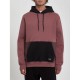 VOLCOM Men's Sweatshirt Forzee Po Rose Brown