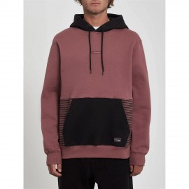 VOLCOM Men's Sweatshirt Forzee Po Rose Brown