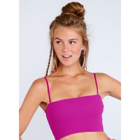 Bikini Top BANANA MOON Nolo Scrunchy Cyclamen