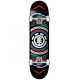 Complet Skateboard Element Hatched Red Blue 7.75"
