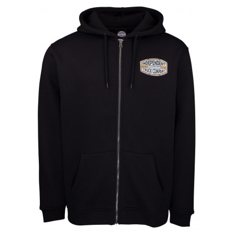 Sweat Capuche Zippé Independent ITC Curb Black