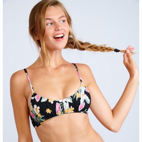 Banana Moon Wino Wailani Bikini Top Black