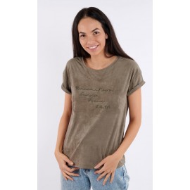 Soft Tee Shirt BANANA MOON Avenue Marzela Khaki