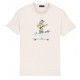 Men's T-Shirt OCEAN PARK Croco Skate Off White