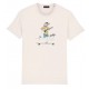 Tee Shirt Homme OCEAN PARK Croco Skate Blanc Cassé