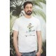 Tee Shirt Homme OCEAN PARK Croco Skate Blanc Cassé