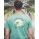 Tee Shirt Homme OCEAN PARK Les Dents De La Mer Vert Menthe