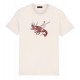 Tee Shirt Homme OCEAN PARK Homard Blanc Cassé