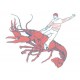 Men's Tee Shirt OCEAN PARK Lobster Off White