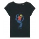 Tee Shirt Femme OCEAN PARK Skate Girl Black