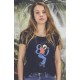 Tee Shirt Femme OCEAN PARK Skate Girl Black