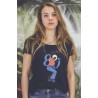 Tee Shirt Femme OCEAN PARK Skate Girl Black