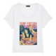 Women's Tee Shirt OCEAN PARK Surf Fiction White