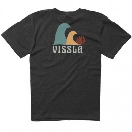 Tee Shirt Junior VISSLA Isle Black Heather