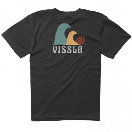 Junior Tee Shirt VISSLA Isle Black Heather