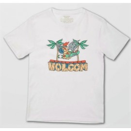 Tee Shirt Junior VOLCOM Roosting White