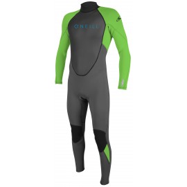 O'Neill Junior Wetsuit Reactor II 3/2mm Graphite Dayglo