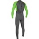 O'Neill Junior Wetsuit Reactor II 3/2mm Black Ocean