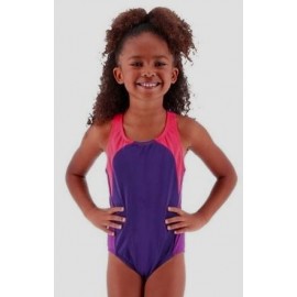 Junior One Piece Swimsuit TYR Solid Plum Red