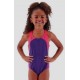 Maillot De Bain Junior une piece TYR Solid Plum Red