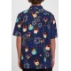 VOLCOM Men's Shirt Cosmic Vaca Blueprint