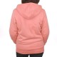 Women's Sherpa Lined Sweatshirt STERED Swallows Pink Terracotta