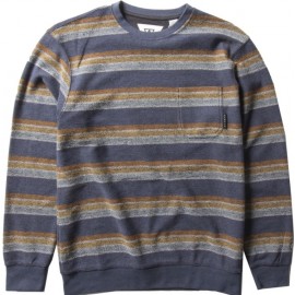 VISSLA Quiver Pkt Men's Crew Sweatshirt Dark denim