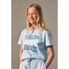 Tee Shirt Junior Girl O'Neill Peace Cerulean