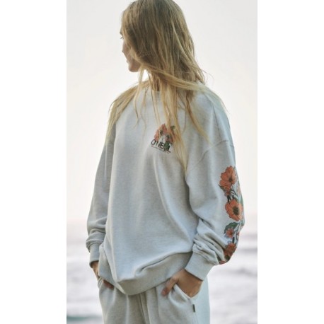 Sweat Femme O'NEILL Sunrise Crew White Melange