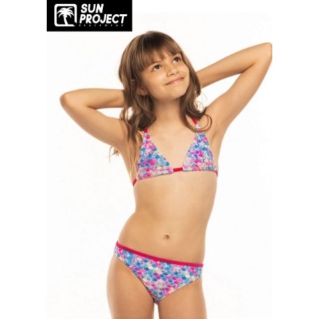 Maillot de bain 2 Pieces Enfant SUN PROJECT Sirène Bleu