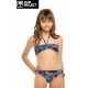 Maillot de bain 2 Pieces Enfant SUN PROJECT Fleurie Bleu
