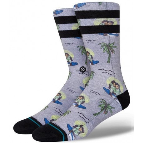 Chaussettes STANCE Surfing Monkey Grey