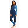 Billabong Synergy Women Wetsuit Front Zip 3/2mm Blue Wave