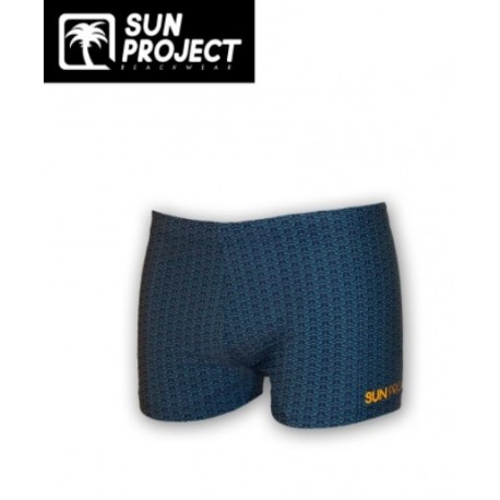 Maillot De Bain Boxer Homme SUN PROJECT Prisme Bleu