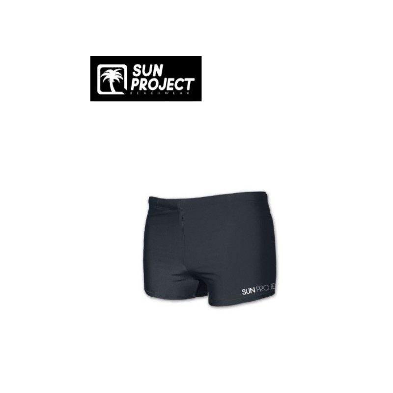 Maillot De Bain Boxer Homme SUN PROJECT Grande Taille Noir - Breizh Rider