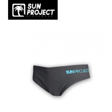 Maillot De Bain Slip Homme SUN PROJECT Prisme Noir