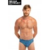 Men's Brief Swimsuit SUN PROJECT Blue Palm Tree