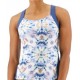 Tankini Swim Top TYR Lola Tank Pressed Flowers Multi