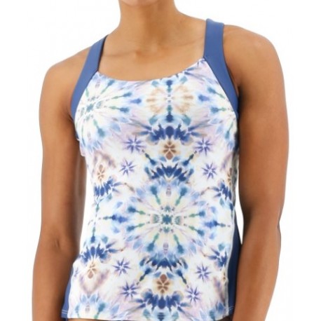 Tankini Swim Top TYR Lola Tank Pressed Flowers Multi